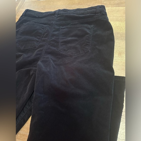 Talbots Women’s Black Straight Leg Corduroy Pants 16p - Picture 3 of 9